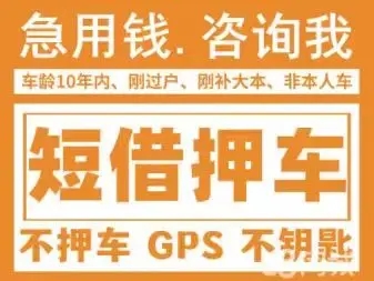 順德正規(guī)押車貸款